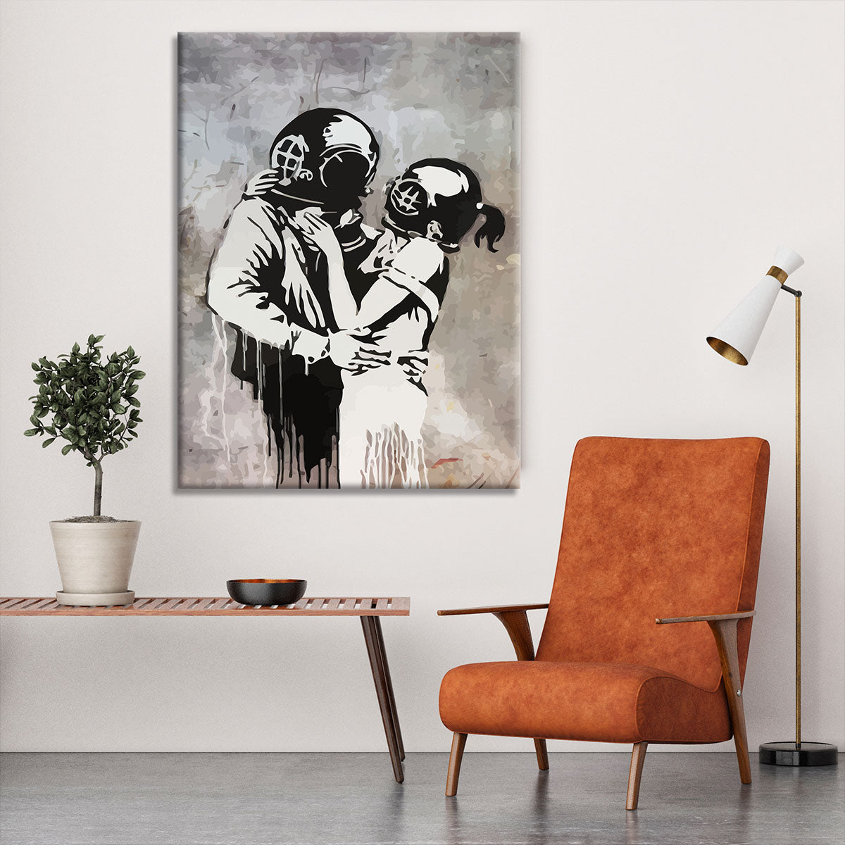 Banksy Think Tank Canvas Print or Poster - Canvas Art Rocks - 6