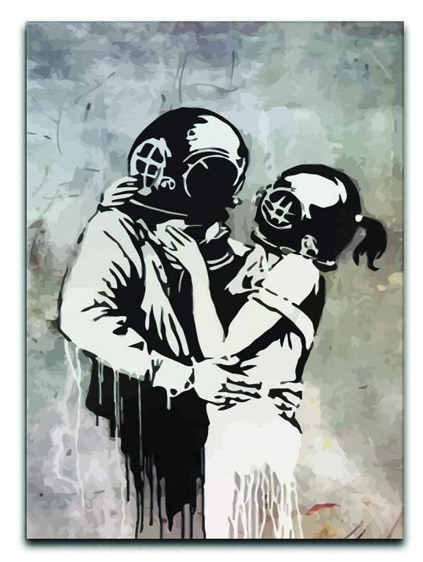 Banksy Think Tank Canvas Print or Poster  - Canvas Art Rocks - 1