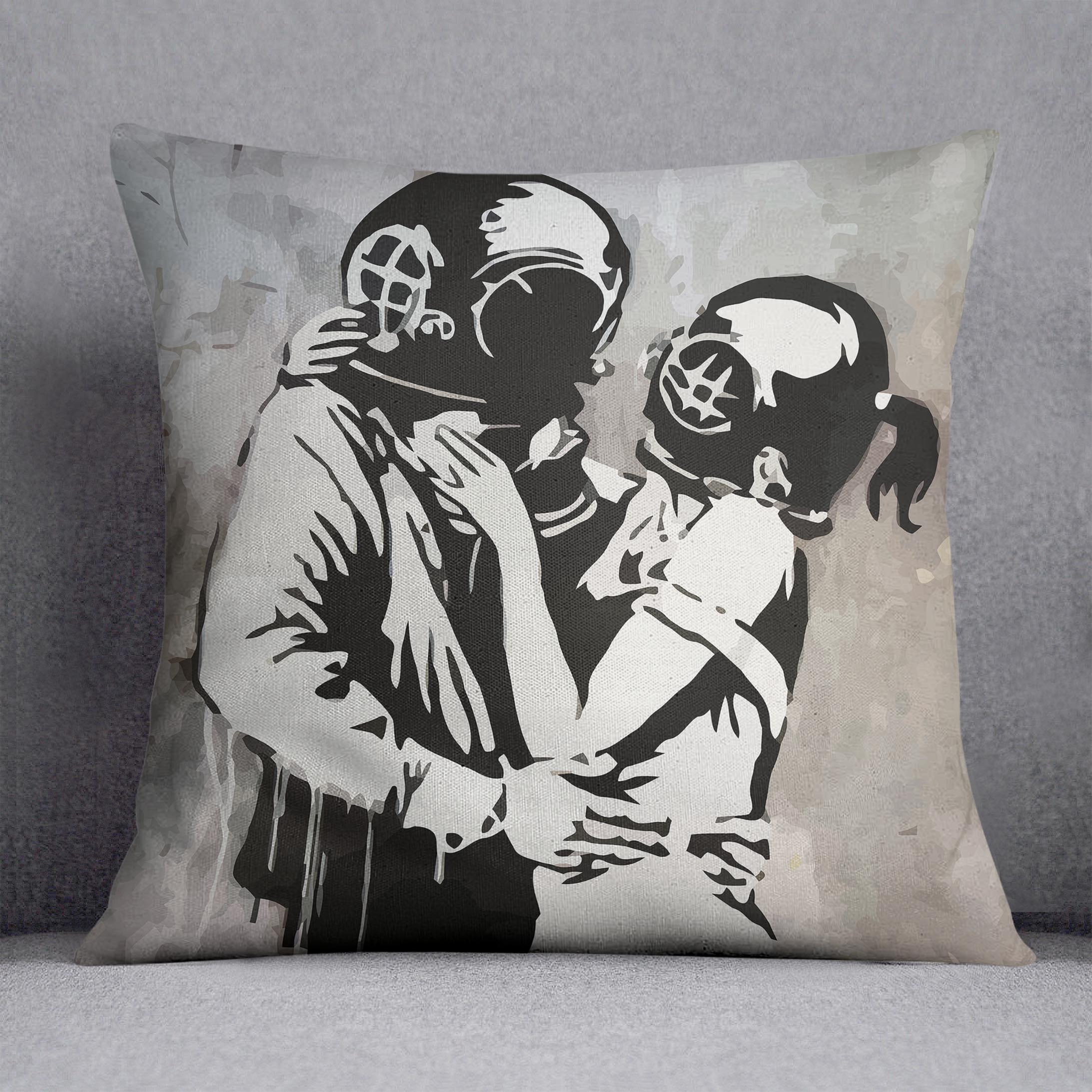 Banksy Think Tank Cushion