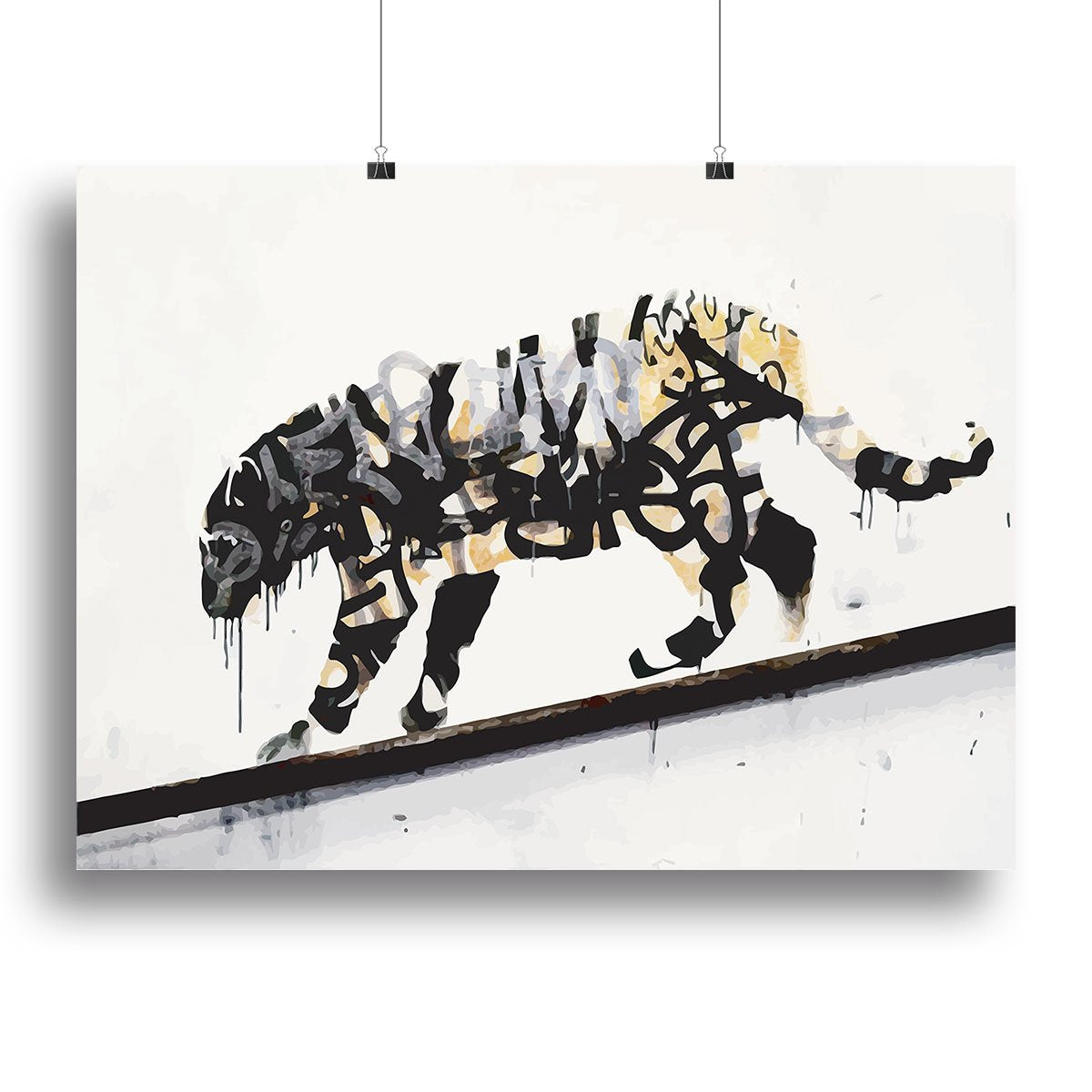 Banksy Tiger Canvas Print or Poster