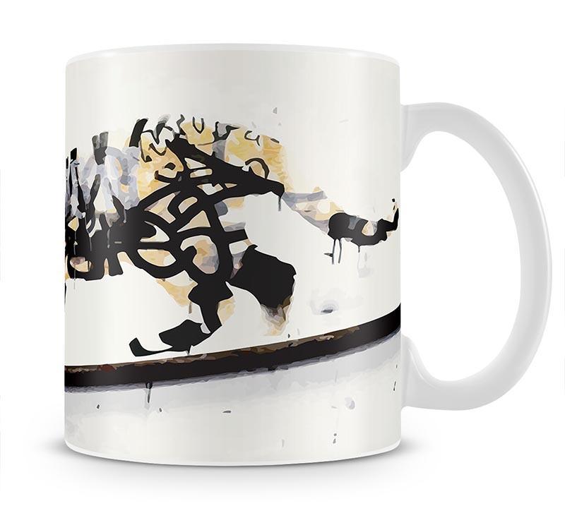 Banksy Tiger Mug - Canvas Art Rocks - 1