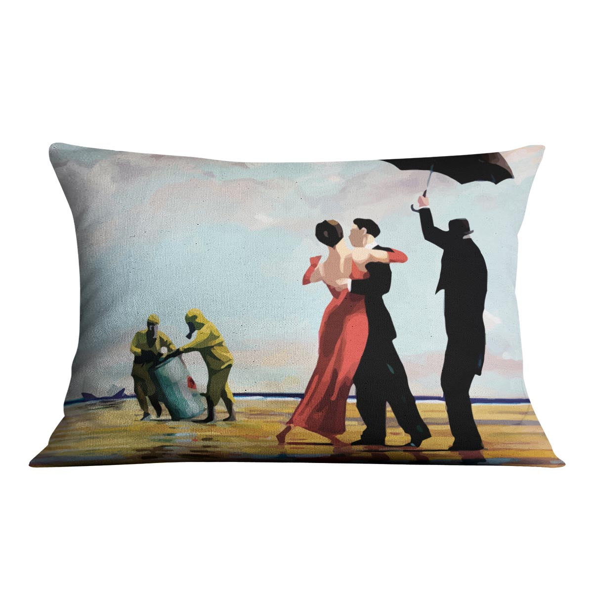 Banksy Toxic Beach Cushion