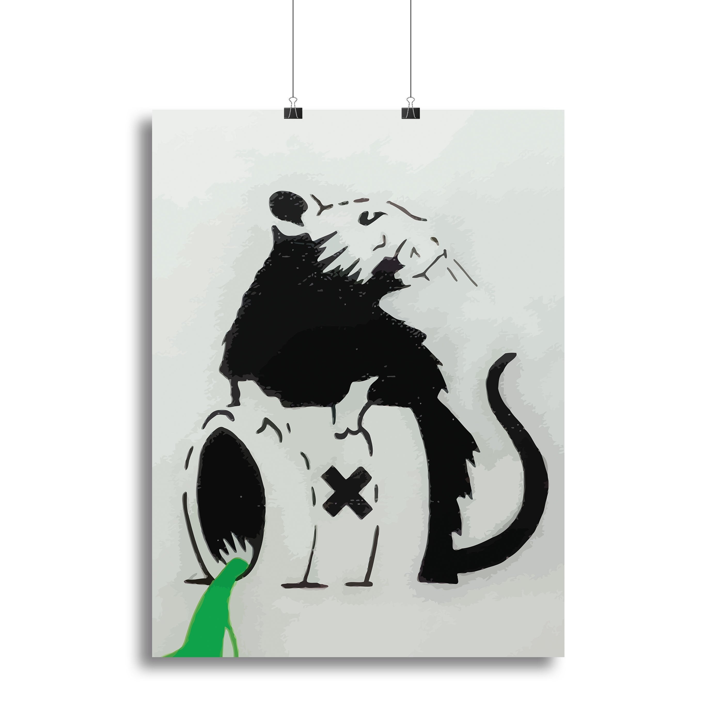 Banksy Toxic Rat Canvas Print or Poster