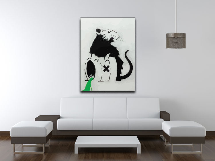 Banksy Toxic Rat Canvas Print or Poster - Canvas Art Rocks - 4