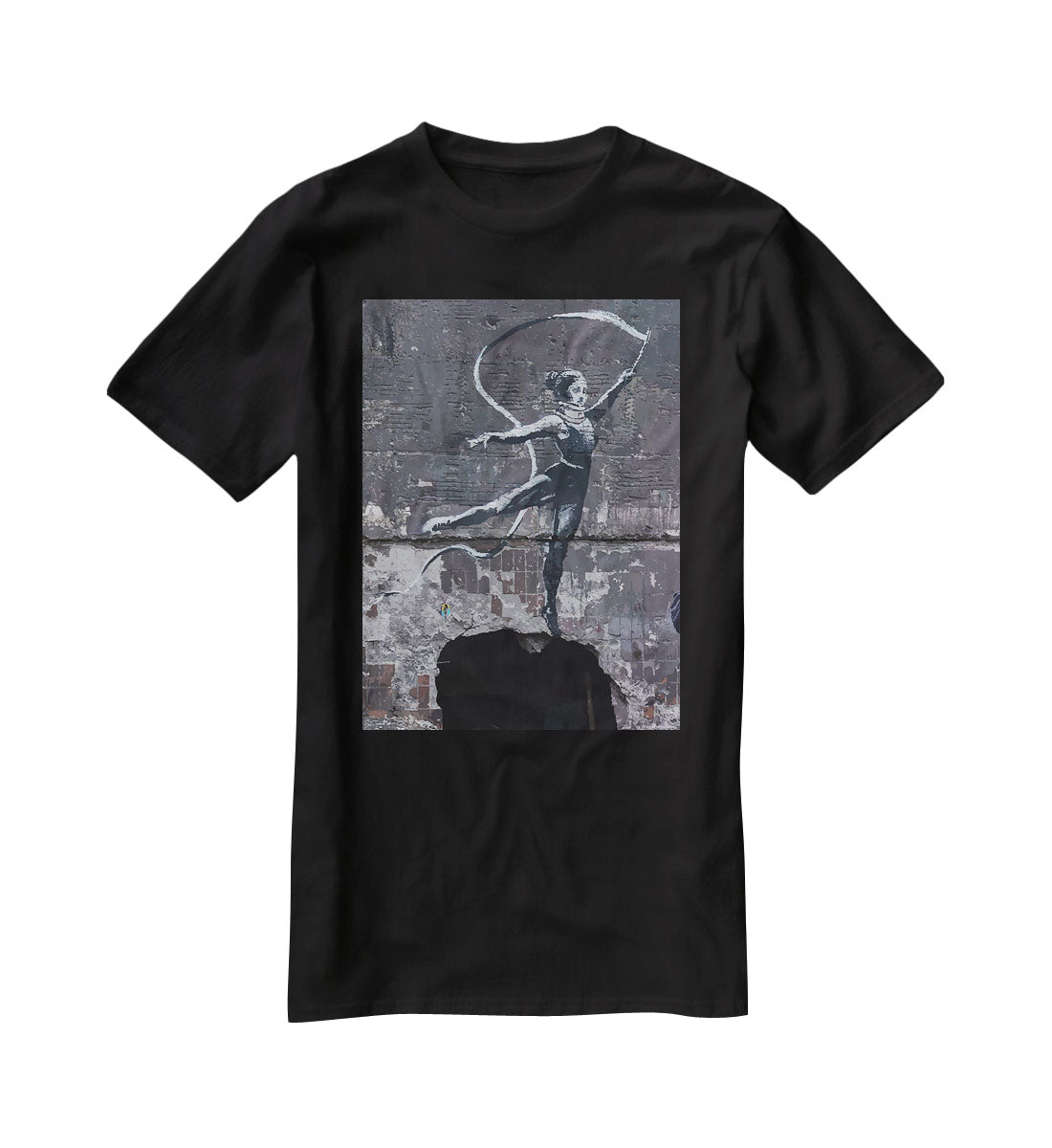 Banksy Ukraine Irpin Gymnast T-Shirt - Canvas Art Rocks - 1