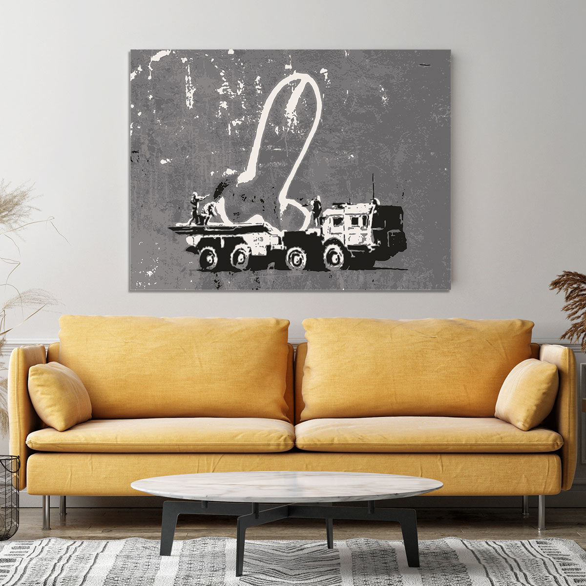 Banksy Ukraine Penis Missile Canvas Print or Poster - Canvas Art Rocks - 4