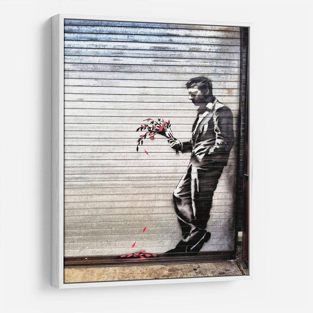 Banksy Waiting In Vain HD Metal Print
