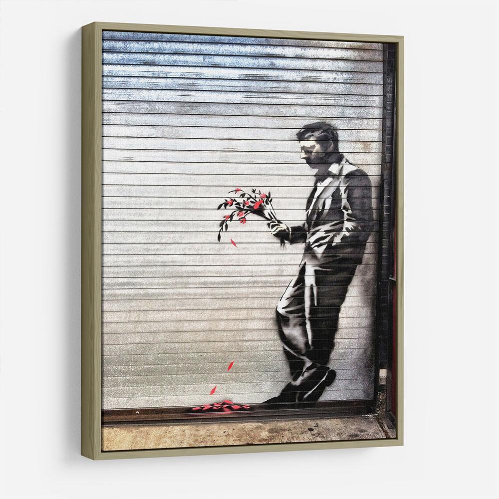 Banksy Waiting In Vain HD Metal Print