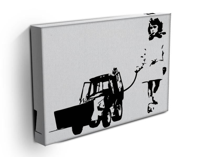 Banksy Walking The Cat Canvas Print or Poster - Canvas Art Rocks - 3