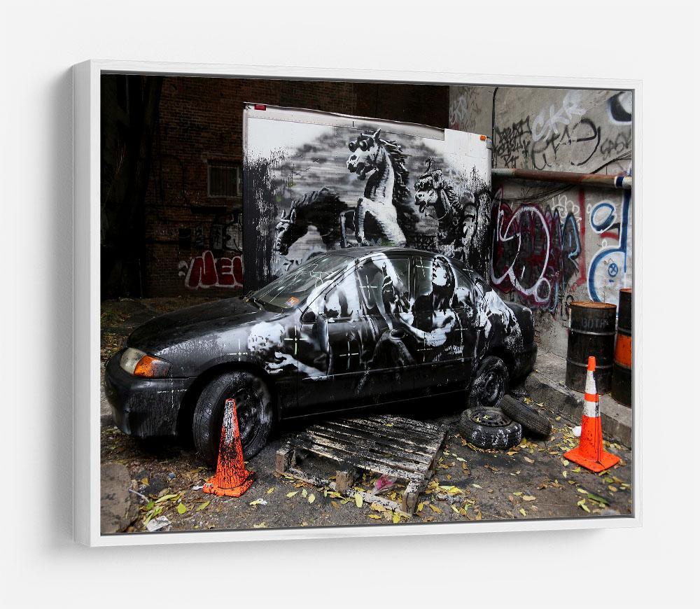 Banksy War Horse HD Metal Print