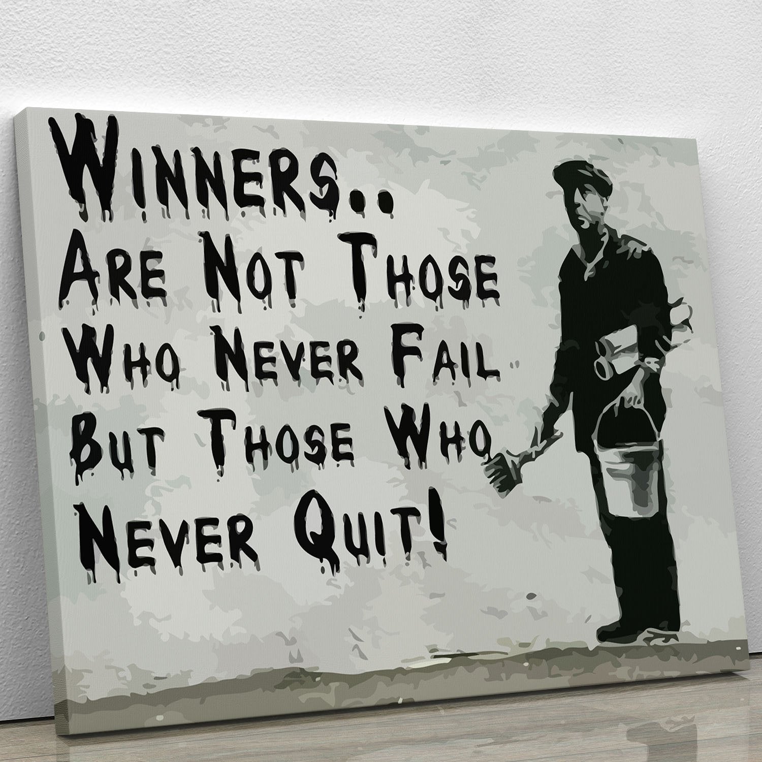 Banksy Winners Are Not Canvas Print or Poster