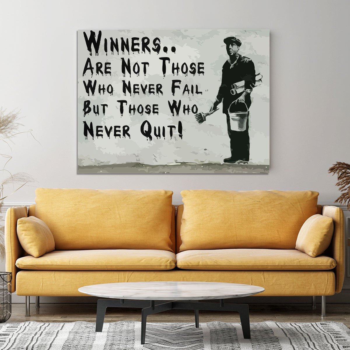Banksy Winners Are Not Canvas Print or Poster