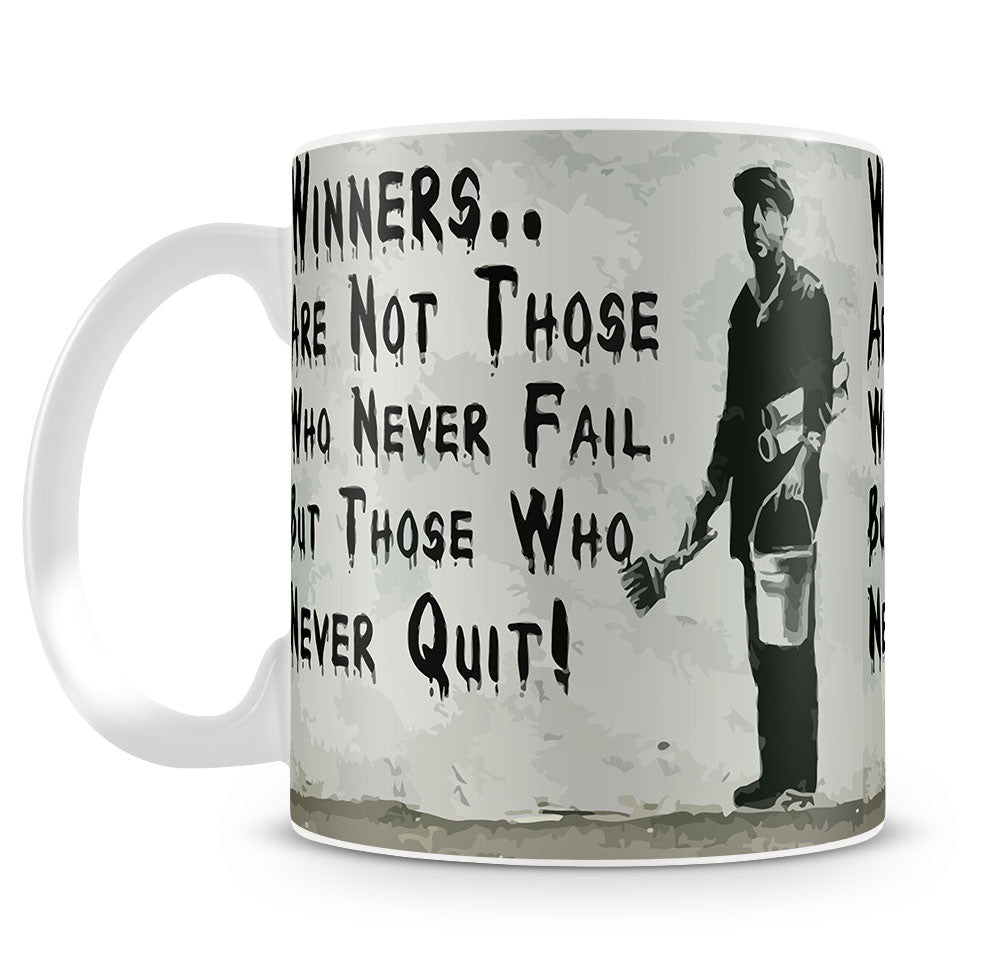 Banksy Winners Are Not Mug - Canvas Art Rocks
