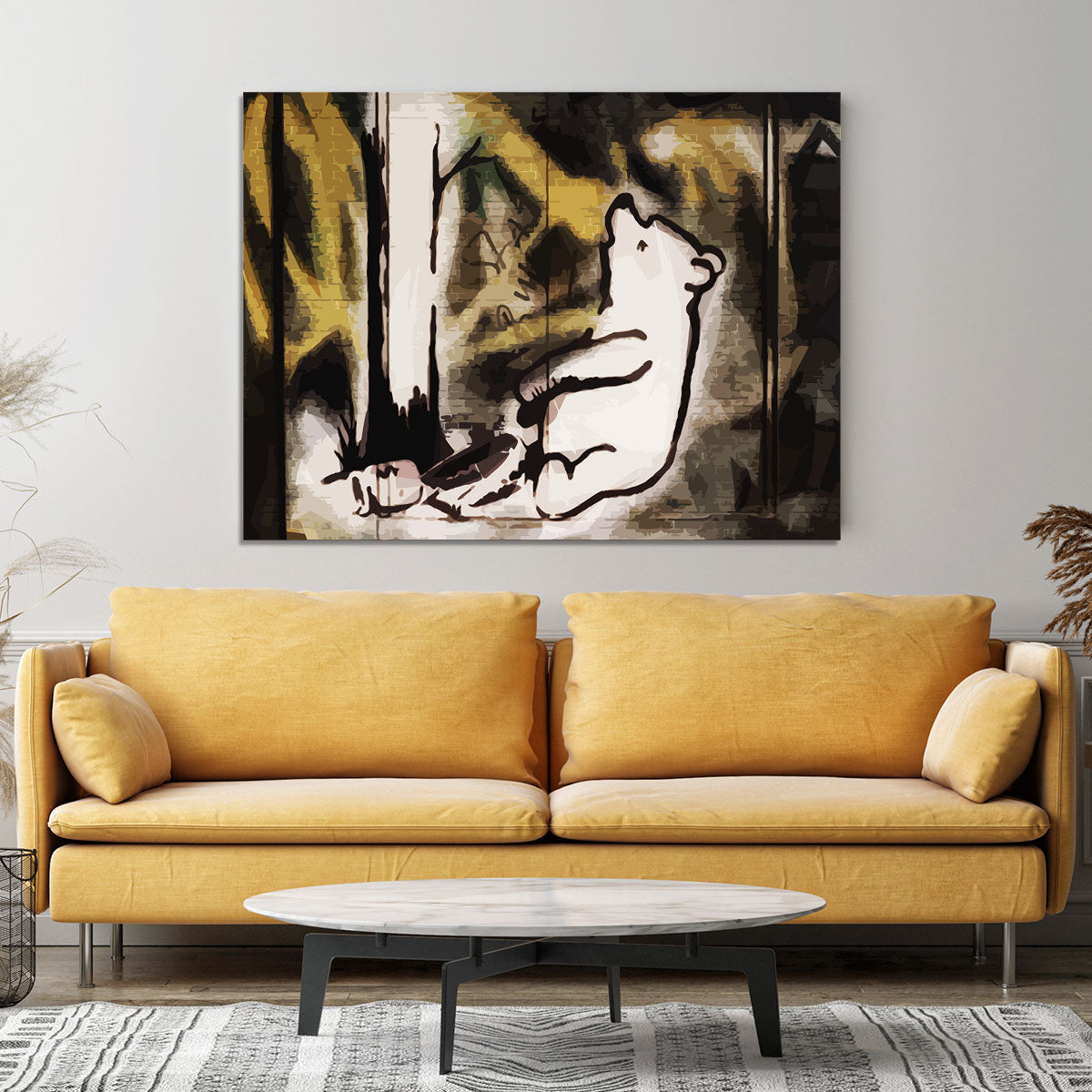 Banksy Winnie the Pooh Bear Trap Canvas Print or Poster - Canvas Art Rocks - 4