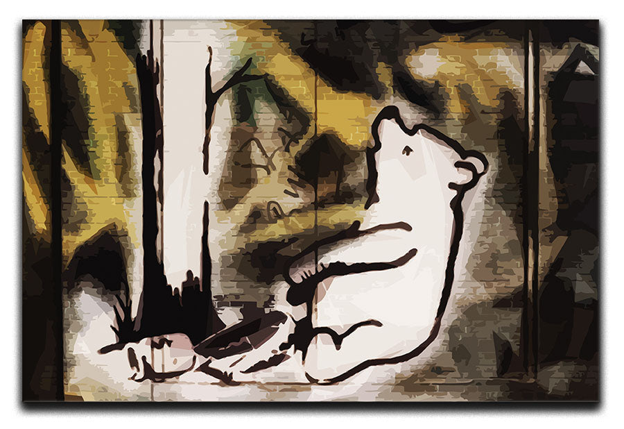 Banksy Winnie the Pooh Bear Trap Canvas Print or Poster - Canvas Art Rocks - 1