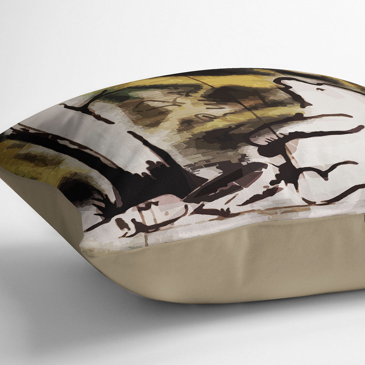 Banksy Winnie the Pooh Bear Trap Cushion - Canvas Art Rocks - 2