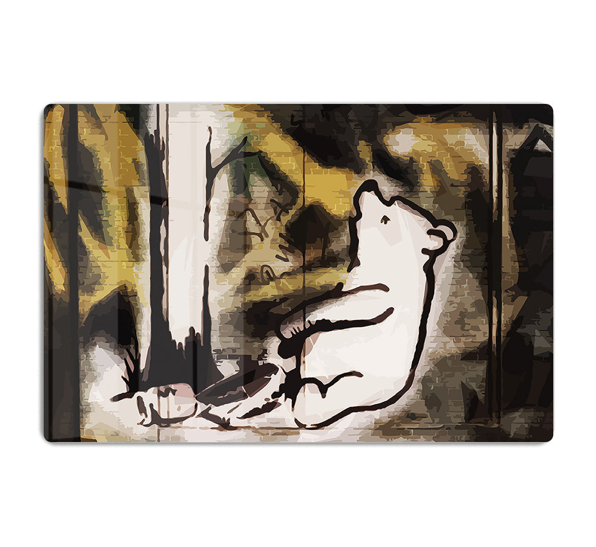 Banksy Winnie the Pooh Bear Trap HD Metal Print - Canvas Art Rocks - 1