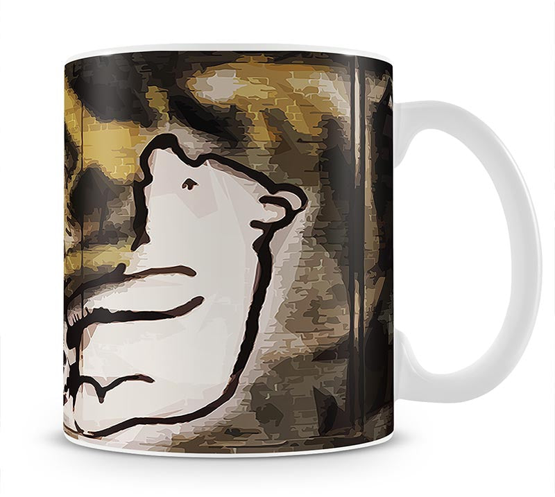 Banksy Winnie the Pooh Bear Trap Mug - Canvas Art Rocks - 1