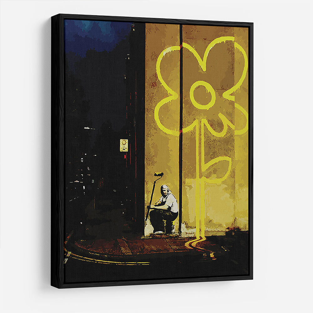 Banksy Yellow Lines HD Metal Print - Canvas Art Rocks - 6