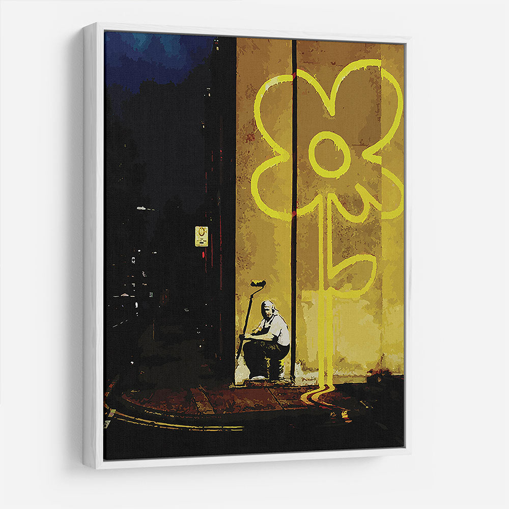 Banksy Yellow Lines HD Metal Print - Canvas Art Rocks - 7