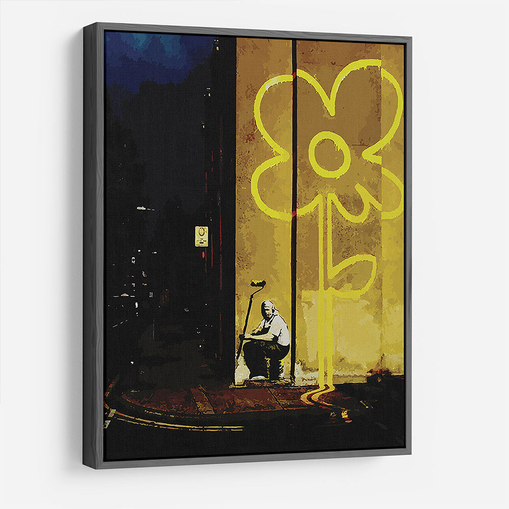 Banksy Yellow Lines HD Metal Print - Canvas Art Rocks - 9