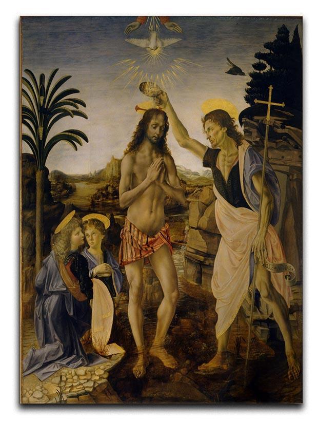 Baptism Of Christ by Da Vinci Canvas Print & Poster  - Canvas Art Rocks - 1