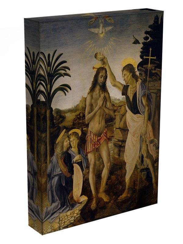 Baptism Of Christ by Da Vinci Canvas Print & Poster - Canvas Art Rocks - 3