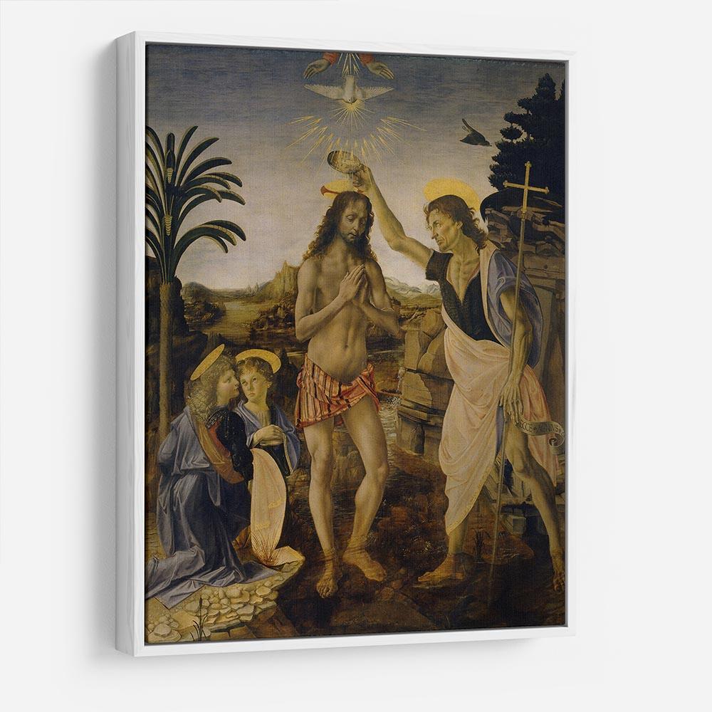 Baptism Of Christ by Da Vinci HD Metal Print