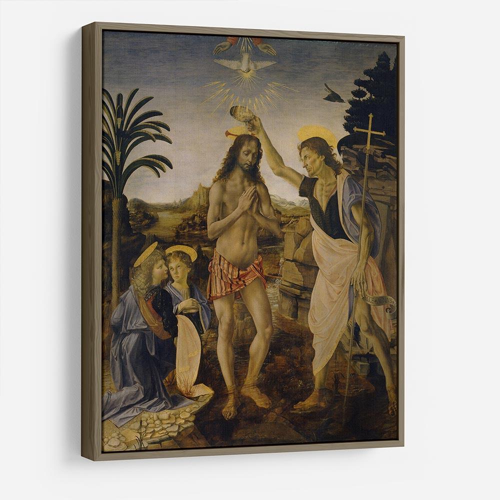 Baptism Of Christ by Da Vinci HD Metal Print