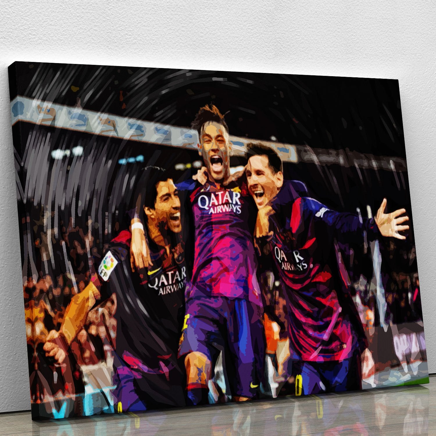 Barcelona Suarez Messi Neymar Canvas Print or Poster