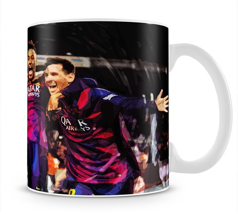 Barcelona Suarez Messi Neymar Mug - Canvas Art Rocks - 1