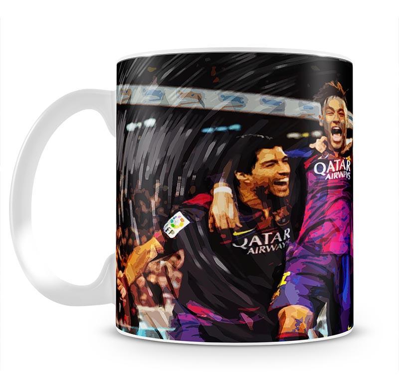 Barcelona Suarez Messi Neymar Mug - Canvas Art Rocks - 2