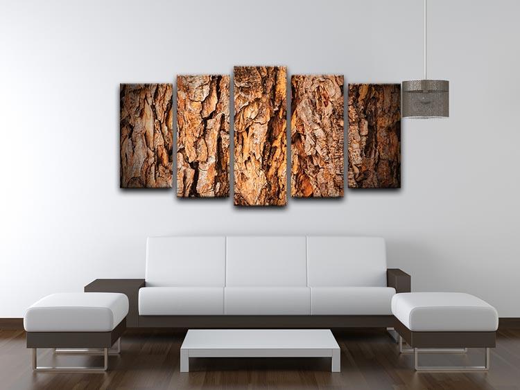 Bark texture 5 Split Panel Canvas - Canvas Art Rocks - 3