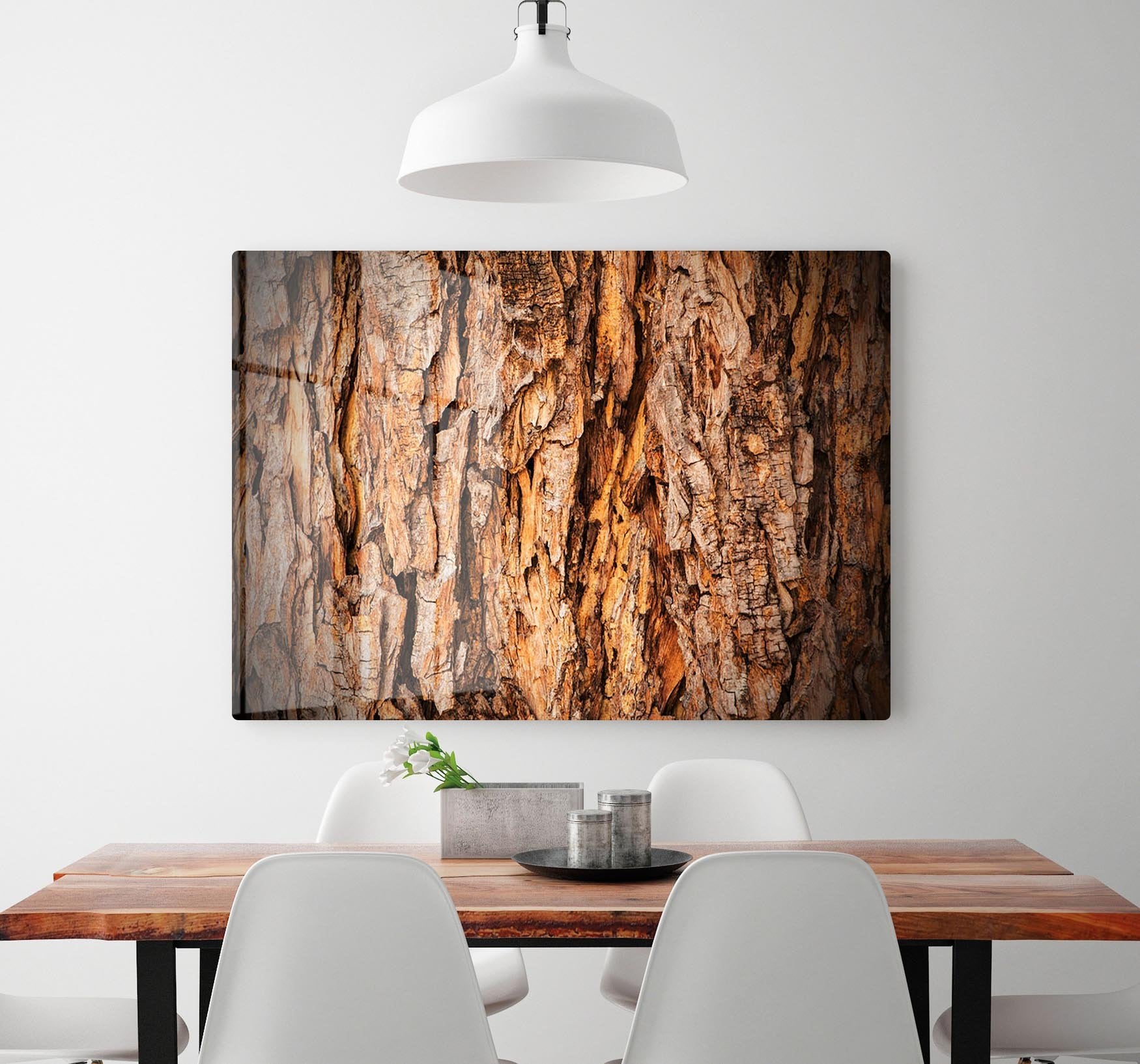Bark texture HD Metal Print - Canvas Art Rocks - 2