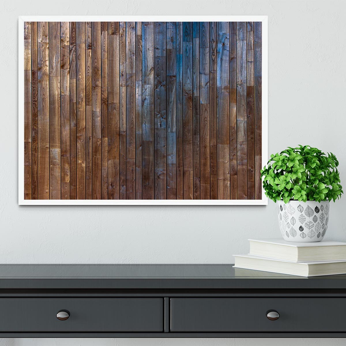 Barn Wood Wall Background Framed Print - Canvas Art Rocks -6