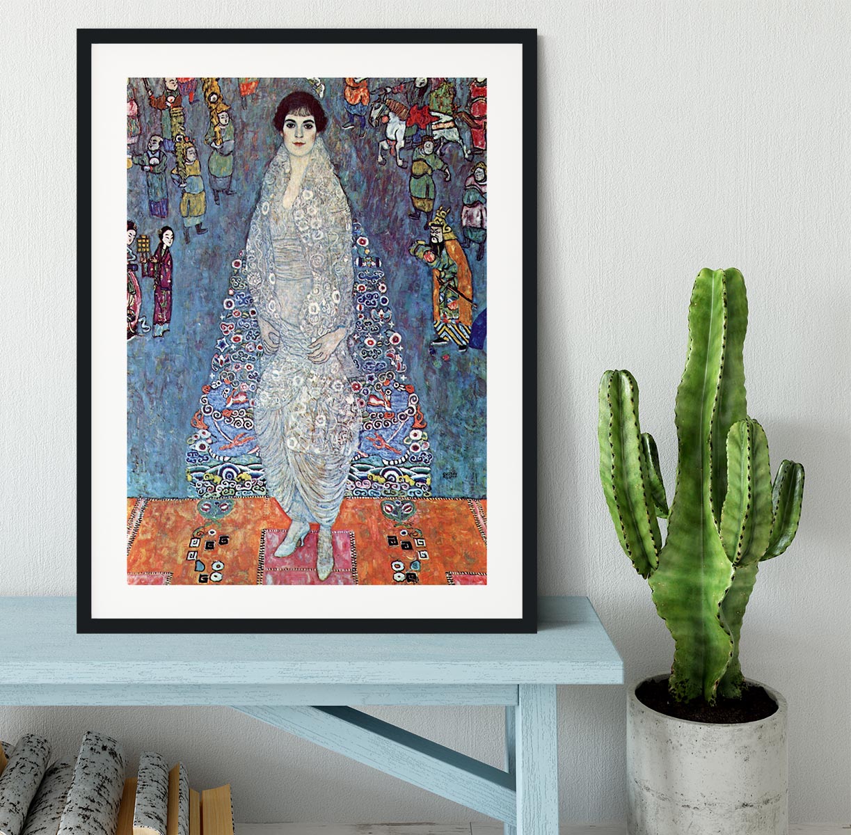 Baroness Elizabeth by Klimt Framed Print - Canvas Art Rocks - 1