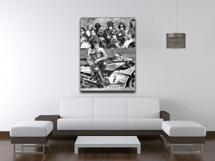 Barry Sheene motorcycle racer Canvas Print or Poster - Canvas Art Rocks - 4