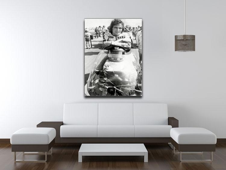 Barry Sheene motorcycle racing champion Canvas Print or Poster - Canvas Art Rocks - 4