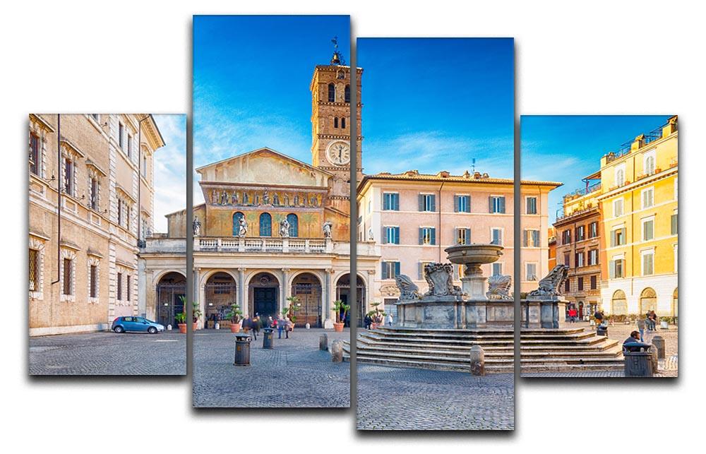 Basilica of Saint Mary in Rome 4 Split Panel Canvas  - Canvas Art Rocks - 1