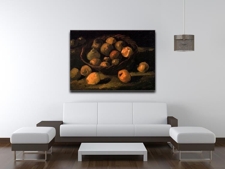 Basket of Apples by Van Gogh Canvas Print & Poster - Canvas Art Rocks - 4