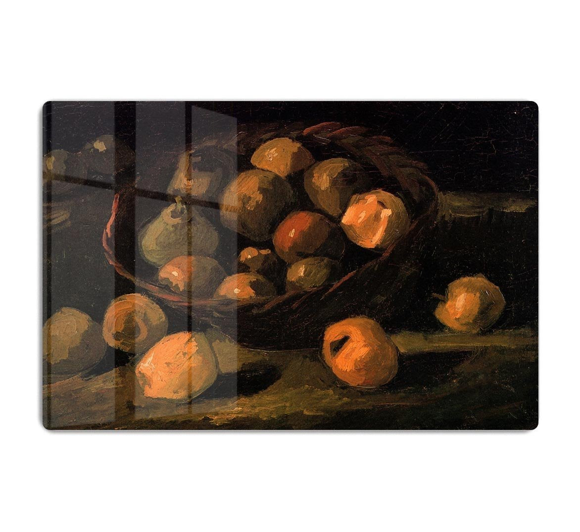 Basket of Apples by Van Gogh HD Metal Print