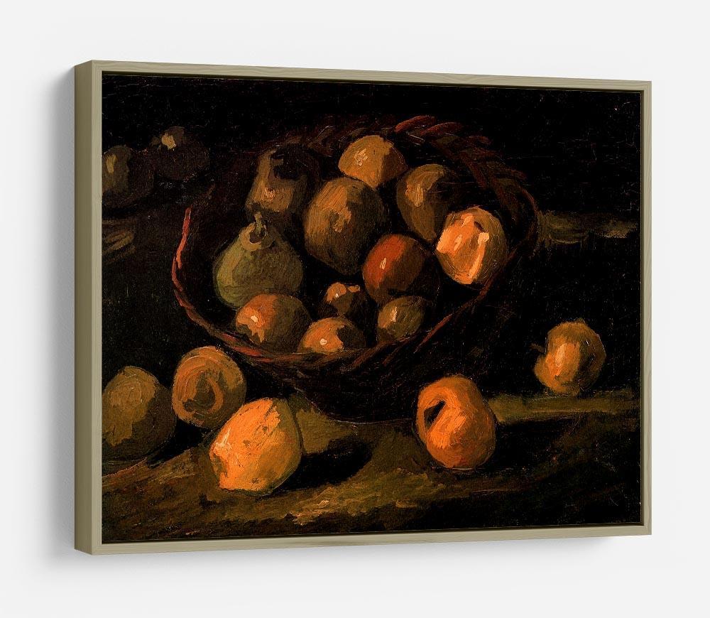 Basket of Apples by Van Gogh HD Metal Print