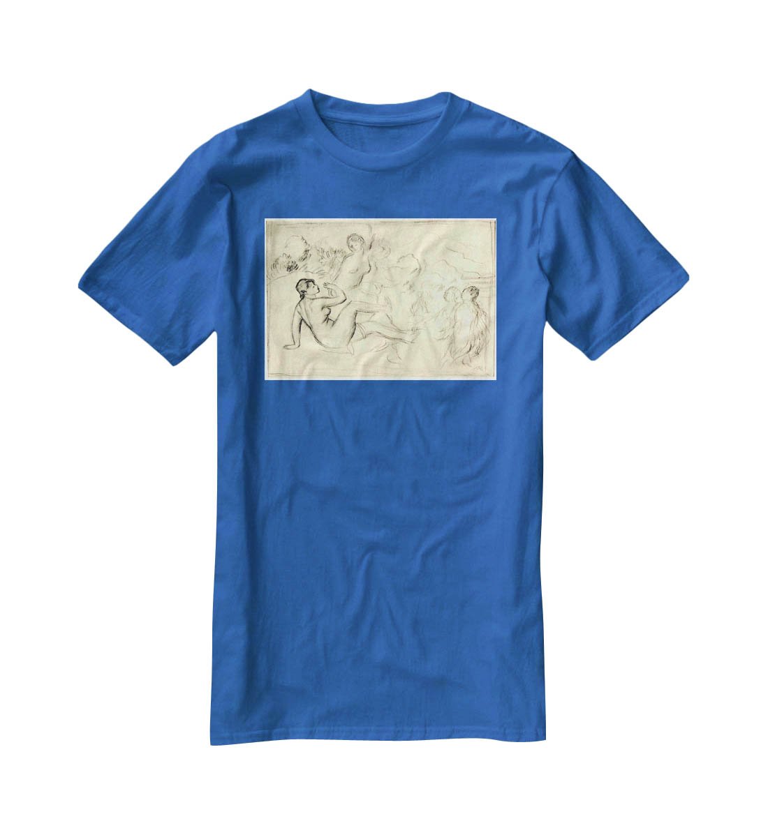 Bather 2 by Renoir T-Shirt - Canvas Art Rocks - 2