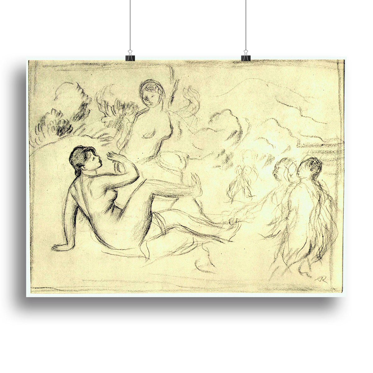 Bather 2 by Renoir Canvas Print or Poster