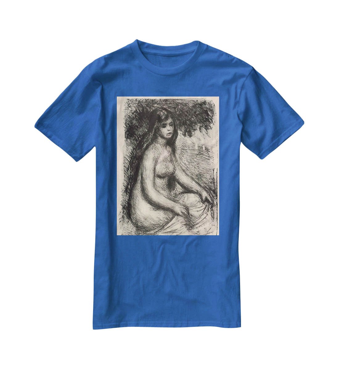 Bather 3 by Renoir T-Shirt - Canvas Art Rocks - 2