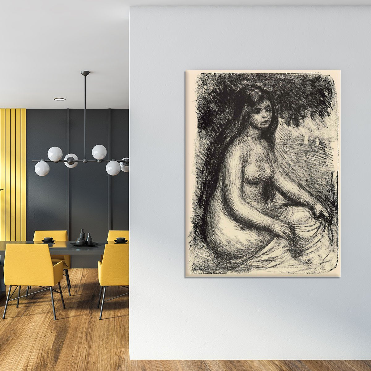 Bather 3 by Renoir Canvas Print or Poster