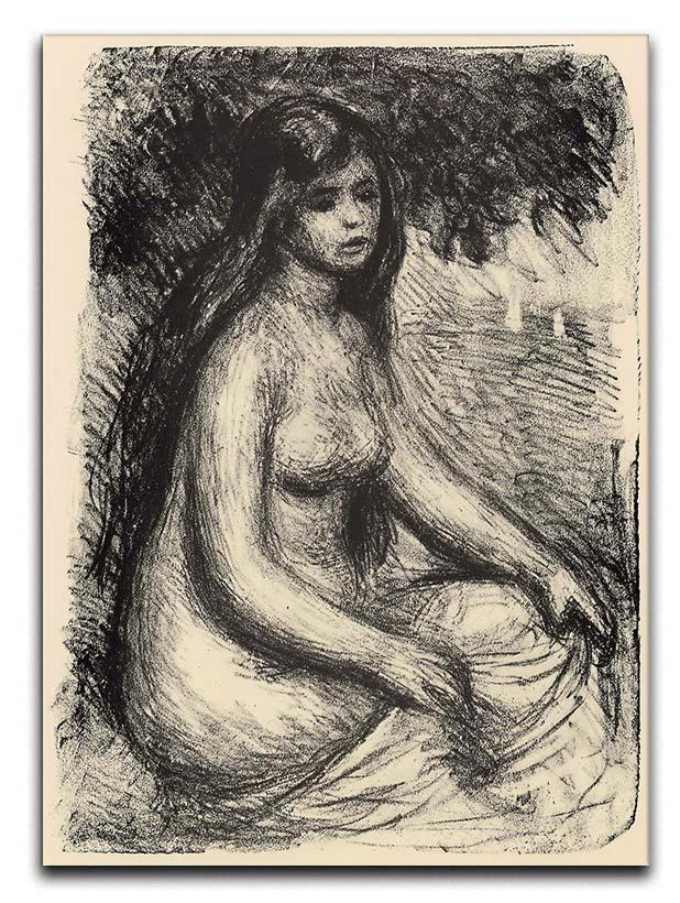 Bather 3 by Renoir Canvas Print or Poster  - Canvas Art Rocks - 1