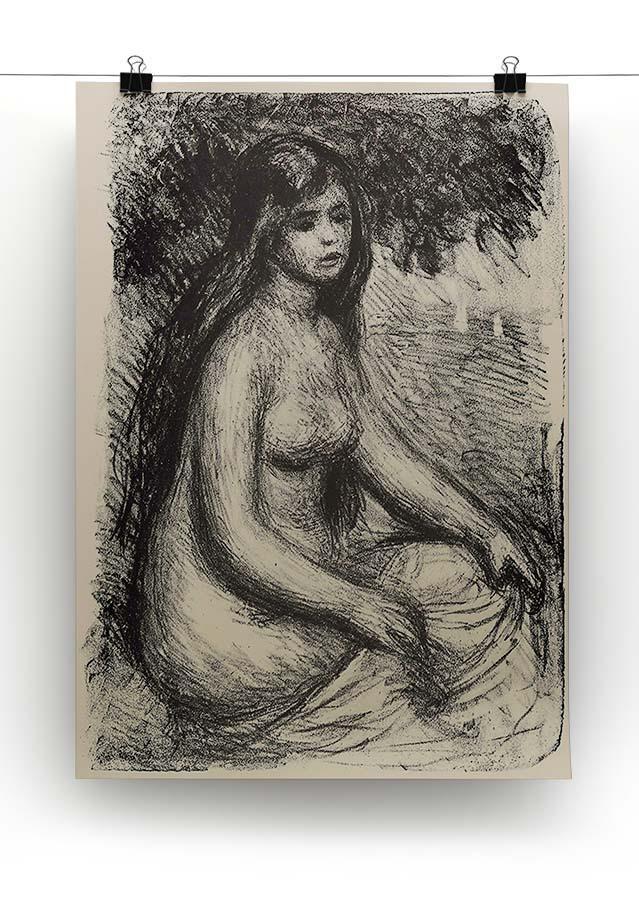 Bather 3 by Renoir Canvas Print or Poster - Canvas Art Rocks - 2