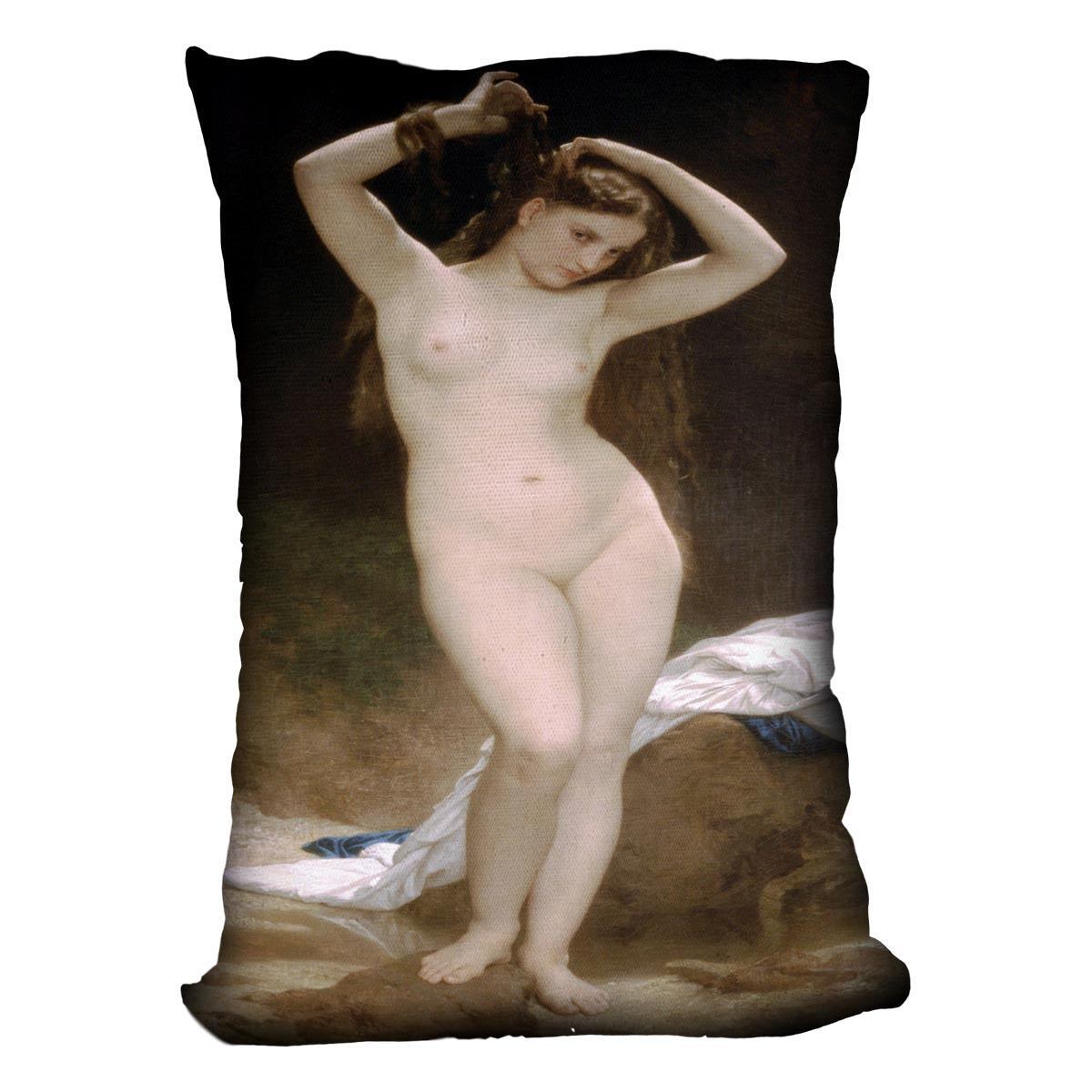 Bather By Bouguereau Cushion