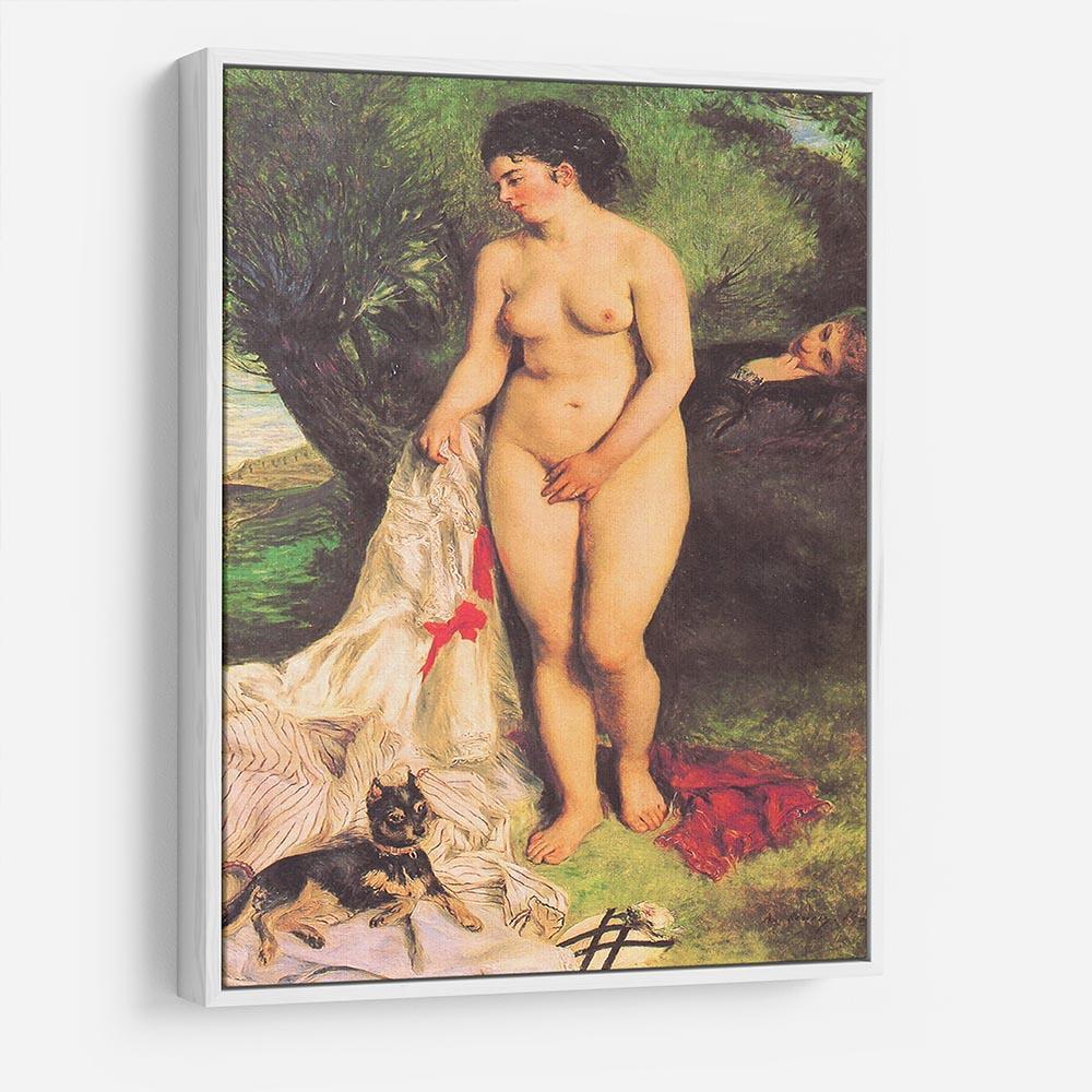 Bather with a Terrier by Renoir HD Metal Print